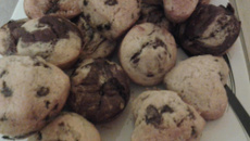 Muffins pépites de chocolat et amandes