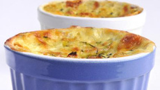 Flan de courgettes au Chavroux
