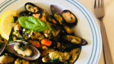 Salade de moules au pistou