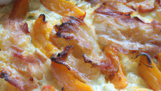 Gratin de pêches maison