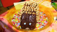 Hérisson au chocolat et amandes