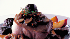 Filet mignon de veau aux pruneaux