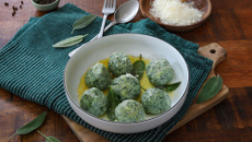 Gnudi à la ricotta et aux épinards