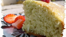 Gâteau moelleux à la pistache