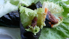 Temakis à l'agneau yakitori