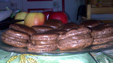 Maccarrons au chocolat