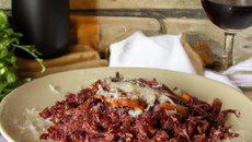 Risotto au vin rouge