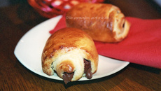 Pains au chocolat briochés