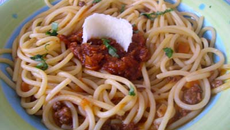 Spaghetti Chèvre Apinard poulet