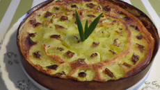 Clafoutis aux poireaux facile fait maison