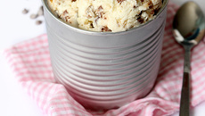 Glace Twix & caramel beurre salé (sans sorbetière)