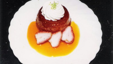Savarin (décoré sur assiette)