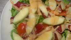 Salade de magret de canard sucrée salée