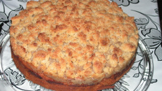 Gâteau aux pommes façon crumble