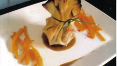 Paupiette de veau en aumonière, sauce cognac et julienne de carottes sucrées ! Pour 4