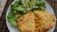 Gratin de courgettes et de viande hachée