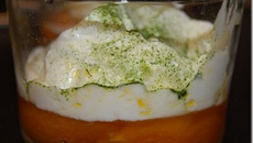 Abricots et thé matcha