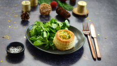 Bouchées aux cèpes et au safran