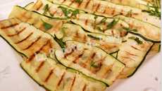 Carpaccio de courgettes économique
