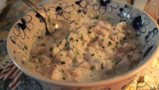 Tartare de daurade au goût exotique