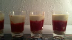 Verrines fraises-mascarpone