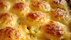 Knepfles en gratin