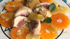 Chapon aux agrumes