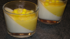 Panna cotta au citron et lemon curd