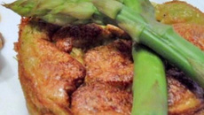 Soufflé aux asperges vertes