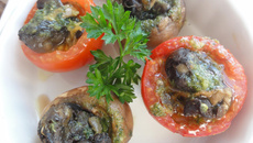 Petits farcis aux escargots