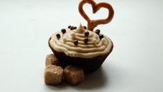 Cupcakes nougat et glaçage vanille/caramel