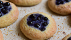 Sablés aux myrtilles sauvages