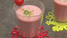 Smoothie aux fraises