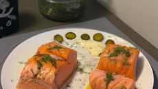 Tournedos de saumon mariné