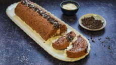 Bûche glacée au chocolat et coco