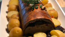 Bûche de Noël à la patate douce