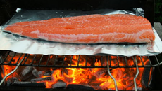 Saumon gros sel