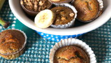Muffins banane, salidou et céréales