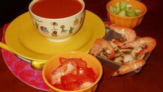 Gaspacho andalou au basilic