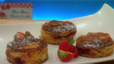 Biscuit perdu à la vanille et à la framboise