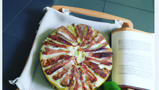 Cake courgette chèvre et bacon
