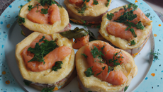 Cake au saumon fumé pour l'apéritif