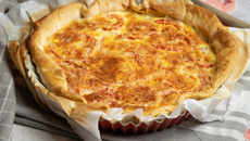 Tarte au thon à la tomate croustillante