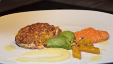 Saumon à la mangue et à la noisette