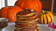 Pancakes de potiron aux châtaignes