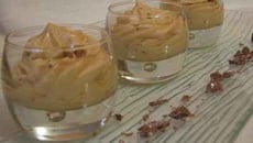 Mousse au dulce de leche truffée de toblerone