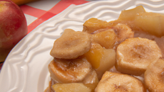 Tarte aux pommes et sa compote pomme-banane