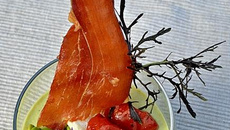 Panna cotta fèves / curry