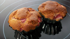 Muffins fraises et chocolat