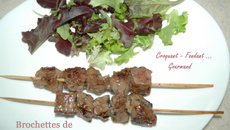 Brochettes de bœuf